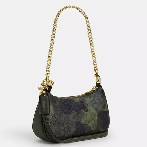 Coach Teri Mini Crossbody Bag in Camo - Picture 3 of 5